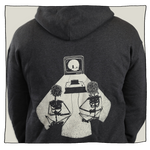 Vintage Gamer Hoodie in Grey