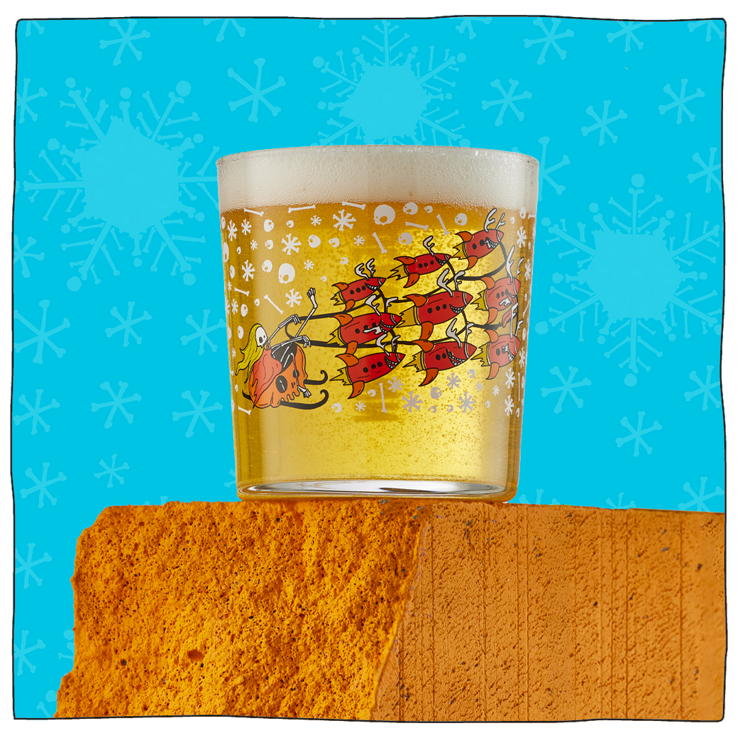 Xmas Tumbler Glass 2025