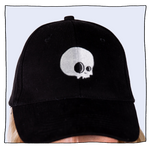 Skull Cap in Black