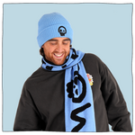 Beavertown Skull Beanie in Blue