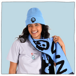 Beavertown Skull Beanie in Blue