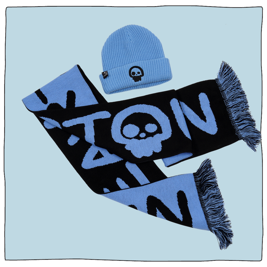 Beavertown Skull Beanie in Blue