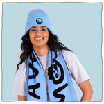Beavertown Skull Beanie in Blue