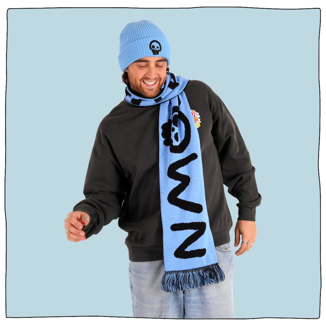 Beavertown Logo Scarf in Blue