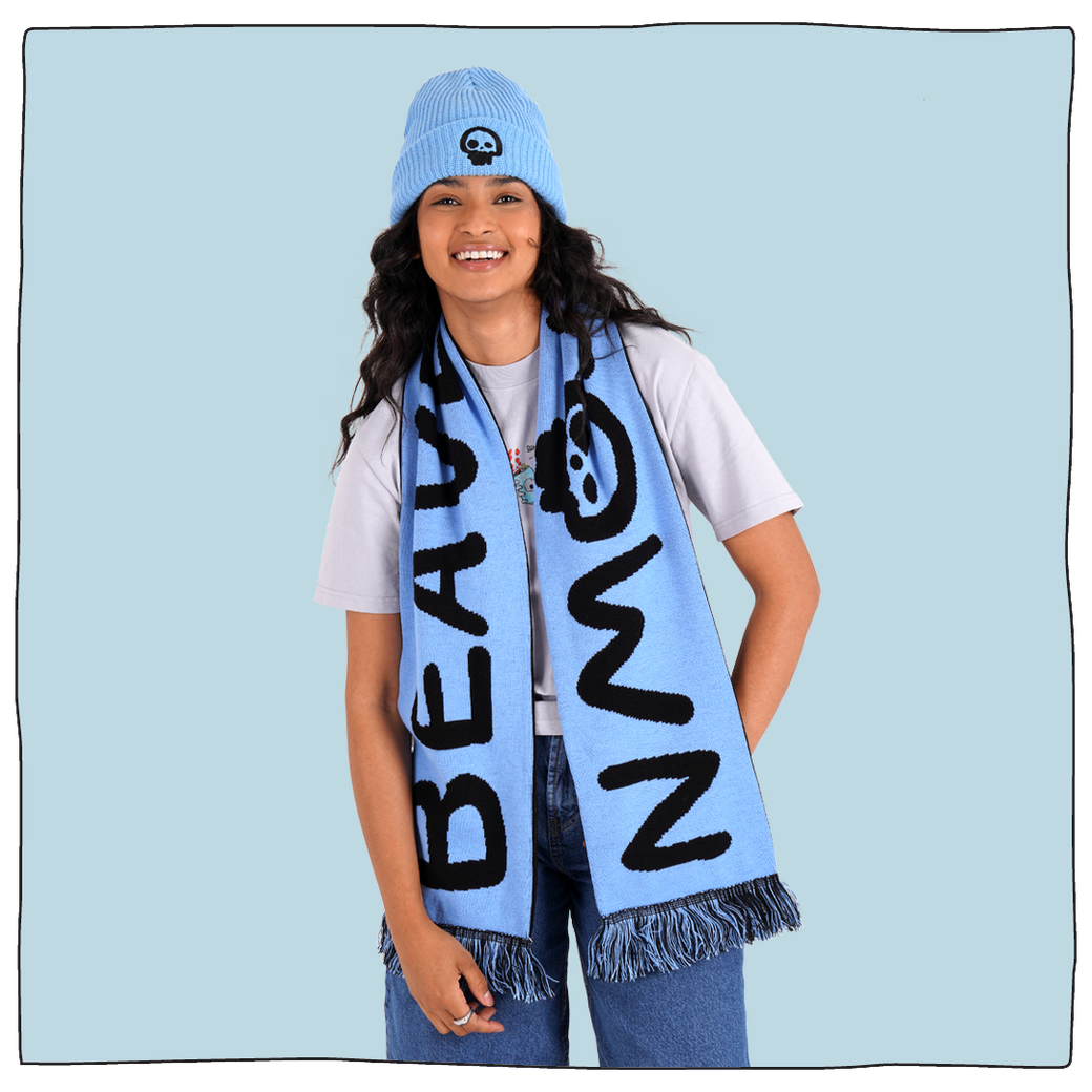 Beavertown Logo Scarf in Blue