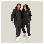 Mini Pint Relaxed Hoodie in Faded Black