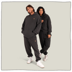 Mini Pint Relaxed Hoodie in Faded Black