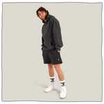 Mini Pint Jersey Shorts - Faded Black