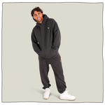 Mini Pint Relaxed Hoodie in Faded Black