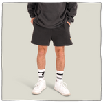 Mini Pint Jersey Shorts - Faded Black
