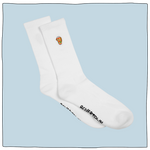Mini Pint Embroidered Socks