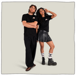 Neck Oil Can Pocket T-Shirt