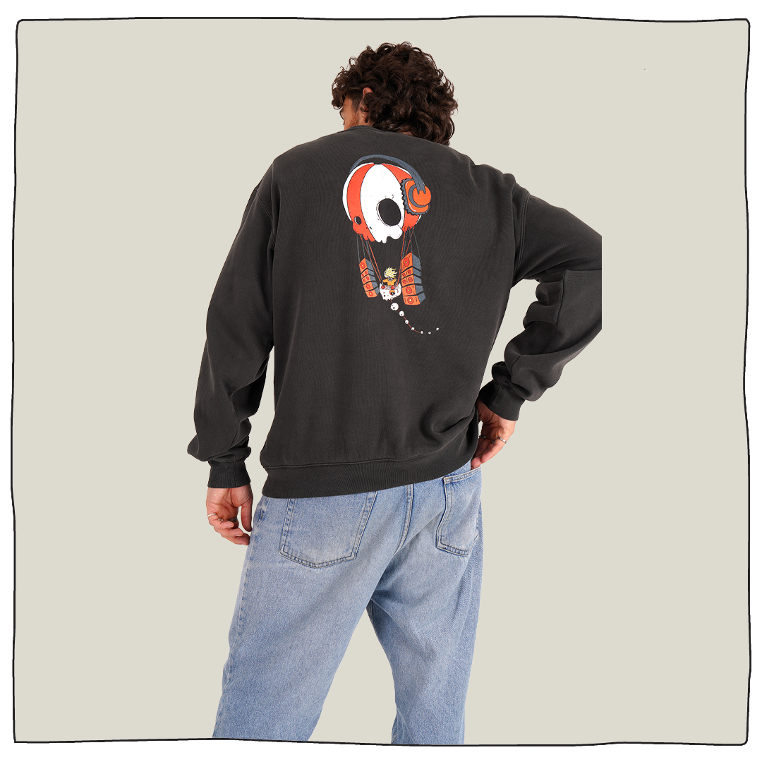 Neck Oil Skulloon Tour Sweatshirt