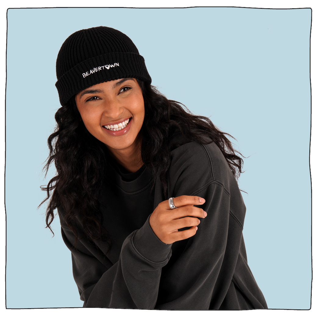 Beavertown Fisherman Beanie in Black
