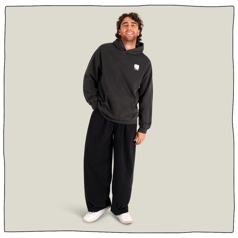 Tech Deck Skater Hoodie in Black